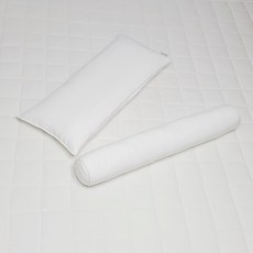 아띠블랑 양면 모달 와이드 아기베개 + 커버 2p + 속통 + 바디필로우 세트, 화이트