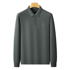 Jeep Spirit 男款透氣長袖翻領T恤 JPHJ03A18081