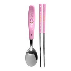 LE BARN 流星 奇妙萌可! 基本款湯匙筷子組, 1個, 湯匙 + 筷子, 極光萍