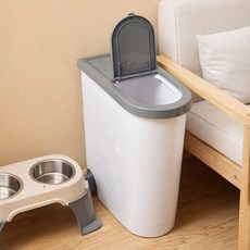 레드퍼피 반려동물 베로니 사료 보관통 43 x 48.5 cm, 혼합색상, 1개, 30L