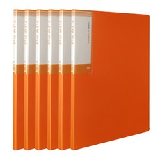 마이다스 10매 프론티어 화일 인덱스 A4, 주황색, 6개