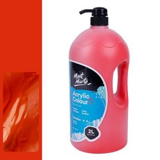 Dalumi 壓克力顏料 桶裝 10 朱紅色, 1色, 2L