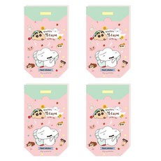 Flyingwhales 蠟筆小新印章貼紙 4入組, 健談的張鼓, 1組