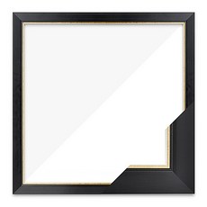 Nuni相框 樹脂纖薄邊框布面款鑽石畫框 30 x 30 cm SF20, 黑色