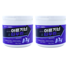 左旋精胺酸牛磺酸維他命C粉, 300g, 2罐