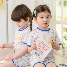 보누맘 아동용 냉감 통기성 5부 에어매쉬 상하의 세트