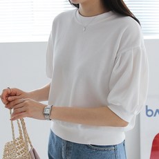 봉봉스토리 퍼프프로젝트 반팔 맨투맨 티셔츠 임부복