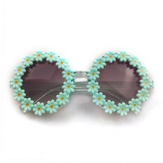 有色花卉太陽鏡, 款式03, 1個