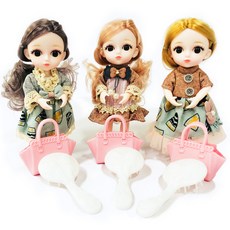 agaplus 迷你新款球形關節娃娃3件組, 詠嘆調、黛西、索菲亞, 16厘米