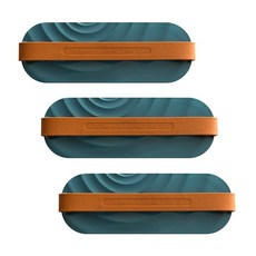 EVER HOUSE 壁掛式鞋架 27.5cm*9.5cm, 3個, 藍色