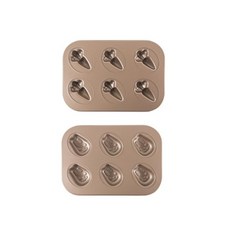 O'CHAIRS 家庭烘焙 胡蘿蔔模具 + 兔子模具 組, 1套