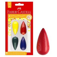 Yogomoji 輝柏嘉 玩樂學習水滴蠟筆, 4色, 1個