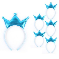 파티해 깜찍이 왕관 머리띠, 블루, 6개