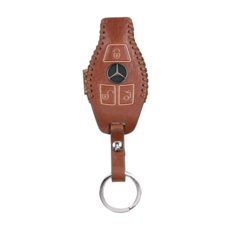 오시에나 럭셔리 자동차 키홀더 키케이스, 브라운, 벤츠 A  Type