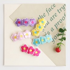 HARAROI 女童款小花髮夾 5個組