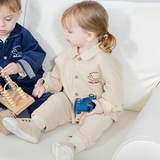 Tartine et Chocolat 嬰幼兒 BT 聚酯纖維連身衣 I