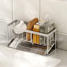 YoGoMoJi 304不鏽鋼廚房瀝水洗碗刷架 一般型, 單色, 1個