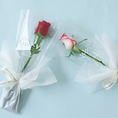 모리앤 생화 레터링 축하해 한송이 장미 꽃다발 2종 세트, 레드, 핑크