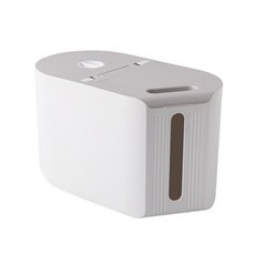 JHCompany 사선 컷 쌀 보관통, 그레이, 1개