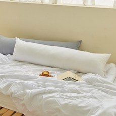 I'm Living 法式水洗多用途身體抱枕, 白色