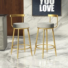 노아가구 주방 홈바 체어 506, 그레이, 2개