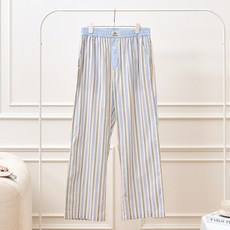 Modern House Weekend 60支棉100多色條紋睡褲