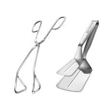WAGENSTEIGER Zwei 不鏽鋼鍋鏟 + 剪刀型料理夾組合, 單一顏色, 1套