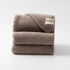 天然植物染有機毛巾 170g 40支精梳棉, 5個, 暖棕色