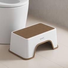 바브레 유아용 논슬립 1단 디딤대, 딥베이지, 1개