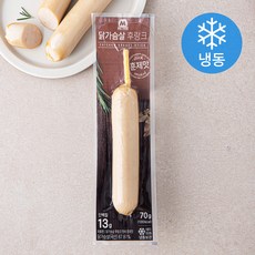 미트리 닭가슴살 후랑크 핫바 훈제맛 (냉동), 70g, 1팩