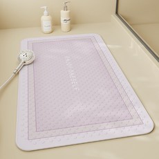 Daysoy 簡約設計吸附式浴室浴缸墊 70 x 40 cm, 1個, 32 紫色