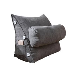 TAKI TAKI 素色三角靠墊, 灰色