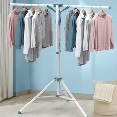 折疊Y型曬衣架, 藍色