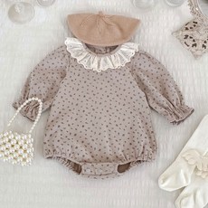 STARDOOR 花卉蕾絲長袖連身衣