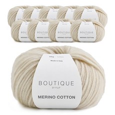 SEVY 美麗諾棉線 編織線 10入, 101 燕麥色, 10個, 120m