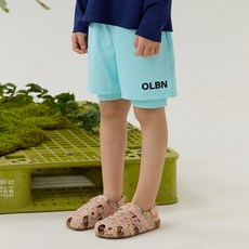 OWLEYBARN 男童假兩件式防磨泳褲緊身褲