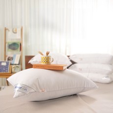 Nurihome 可水洗飯店風格重磅超細纖維枕頭 基本款, 白色, 1個