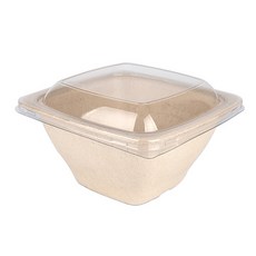 The Damda紙漿方形容器 1320ml 大, 75個