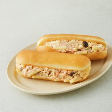 프레시오늘 신선냉장 군대리아 우리야채 사라다빵 2개입, 340g, 1개