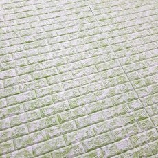 디비바 롤 접착식 단열 보온 벽돌 폼블럭 폭 1m x 길이 10m x 두께 10mm, 대리석 그린, 1개