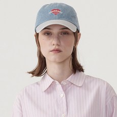 커버낫 스탠다드 핏 클로버 하트 쿠퍼 로고 볼캡