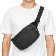 pacsafe Vibe 100 腰包, 烏黑