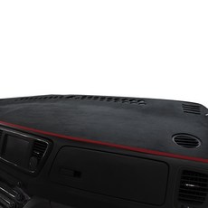 TOAD 頂級天鵝絨儀表板避光墊, Casper 2021 / H-186, 黑色+酒紅色邊框