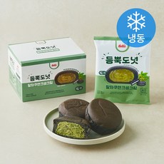 벨리푸드 듬뿍도넛 말차쿠앤크 생크림 (냉동), 110g, 1개, 3개입