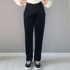 BORIMOM 天鵝絨素色長褲