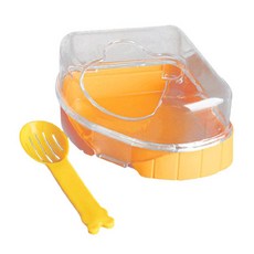 몬스펫 햄스터 욕실 곰돌이형 + 모래삽 세트, 1세트