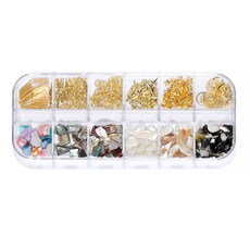 마켓A 셀프네일 자개파츠 12종 세트, 1개, TYPE7