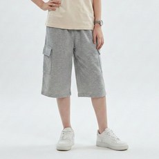 Kids Recipe 工裝風抓褶百慕達短褲
