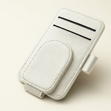 앞날창창 카드 선글라스 홀더, 화이트, 1개