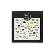 onnu On You Nail超級英雄美甲貼, 混色, 1組